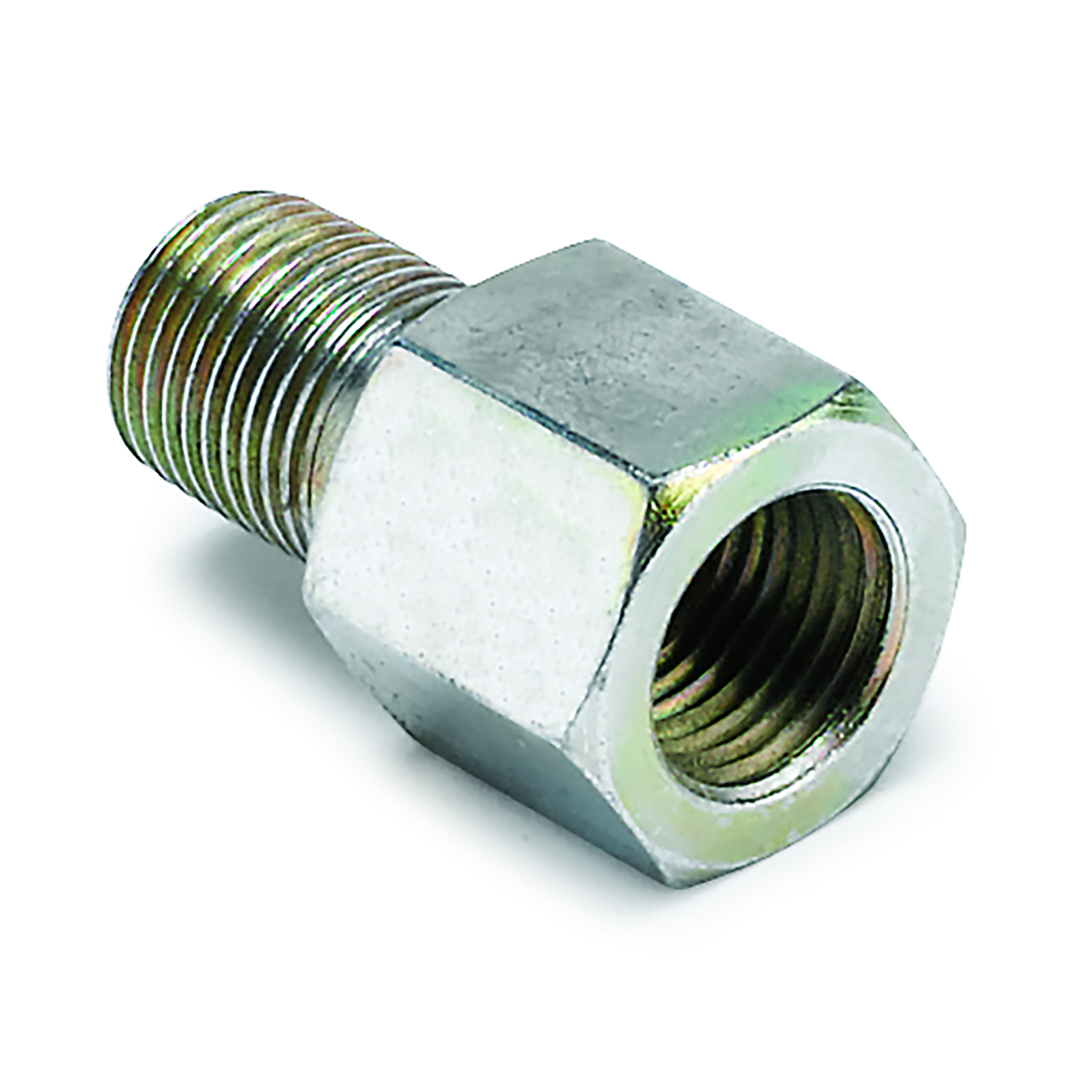 AutoMeter 2269 FITTING, ADAPTER, METRIC, 1/8\" BSPT MALE TO 1/8\" NPTF FEMALE, BRASS